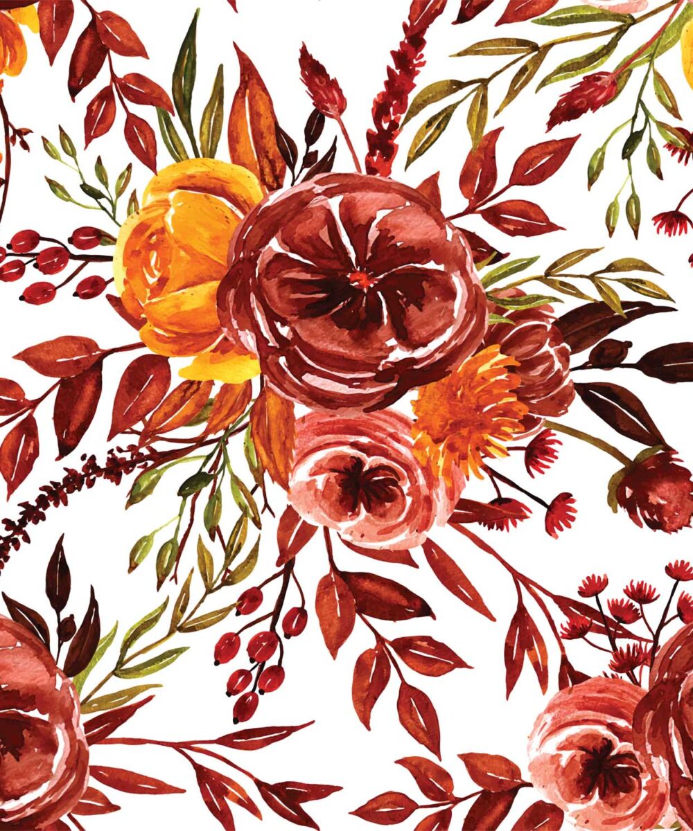 bogaty_wzór_florystyczny_w_odcieniach_czerwieni_i_pomarańczy