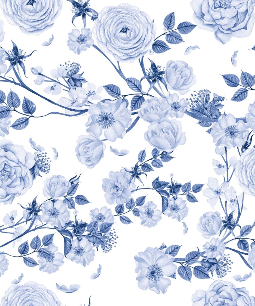 toile_kwiatowe_w_błękicie