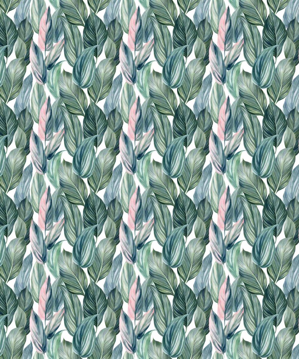 akwarelowe_tropikalne_liście_w_jasnej_kolorystyce